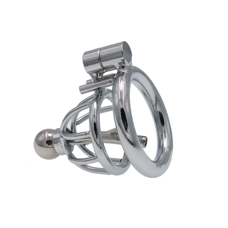 Chastity Device Chastity Lock Metal Penis Cage with Catheter Men Go Out Wear Adult Supplies Sex Toy Bondage
