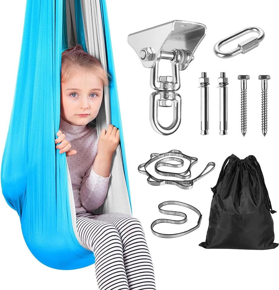 Therapy Swing Hammock Double Swing Cloth Kids Gifts for Autism