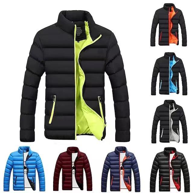 Men's Korean Style Trendy Short Cotton-Padded Jacket, Winter Warmth, Plus Size Available - Ideal for Middle-Aged and Young Men.