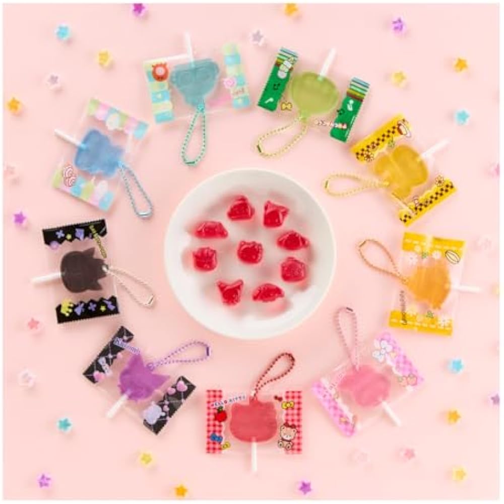 Bandai (BANDAI) Sanrio Characters Candy Charms Gummy Gummy Candy Food Toy [Box Sale/Set of 12]