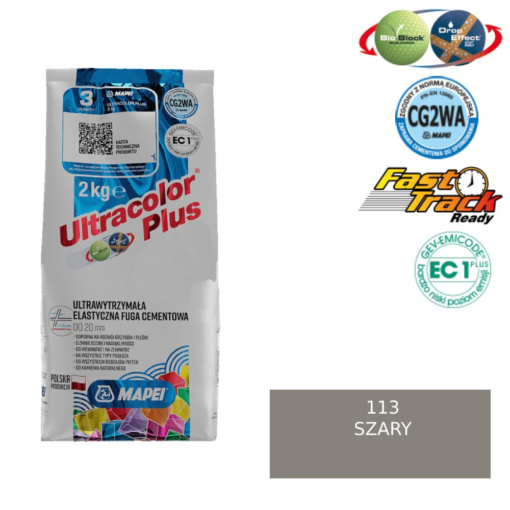 Mapei Ultracolor Plus Fuga - 113 Gray 2Kg