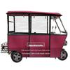 Windproof & Rainproof Fully-Enclosed Electric Tricycle Canopy for Seniors