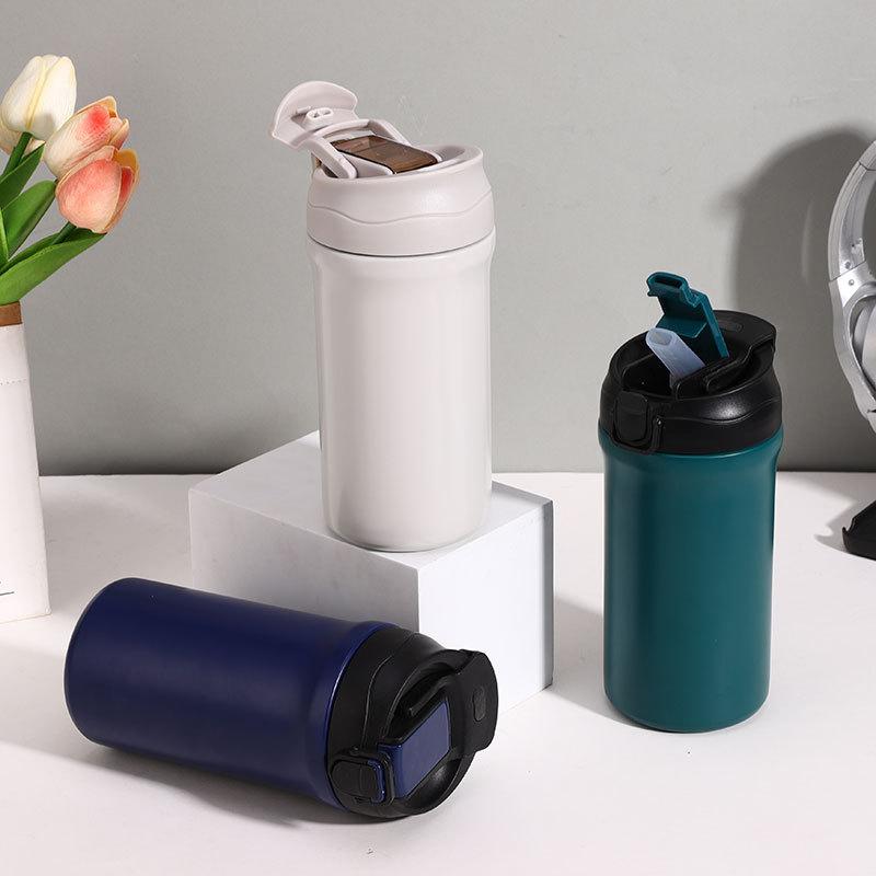 High Value Coffee Cup 316 Stainless Steel Double Drink Thermos Cup Male And Female Students Advertising Gifts Accompanying Water Cup
