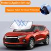 Windshield Sun Shade for -2025 Chevrolet/Chevy Blazer 240T Double-Layer Foldable Car Front Window Sunshade Accessories 240 T Sun Visor Protector