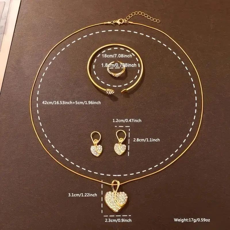 6PCS/set Women Watch Luxury Elegant Alloy Watch Crystal Wristwatch For Ladies Gift Quartz Watch Alloy Rhinestone Bracelet Montre