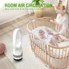 Bladeless Fan and Air Purifier Combo 26-Inch, HEPA-Filter, 8-Speed, 120° Oscillating, Remote Control, 8H Sleep Timer