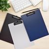 Pasta de arquivo A4, prancheta, bloco de notas, clipes de quadro, organizador de armazenamento de papel de teste, material escolar, papelaria de escritório