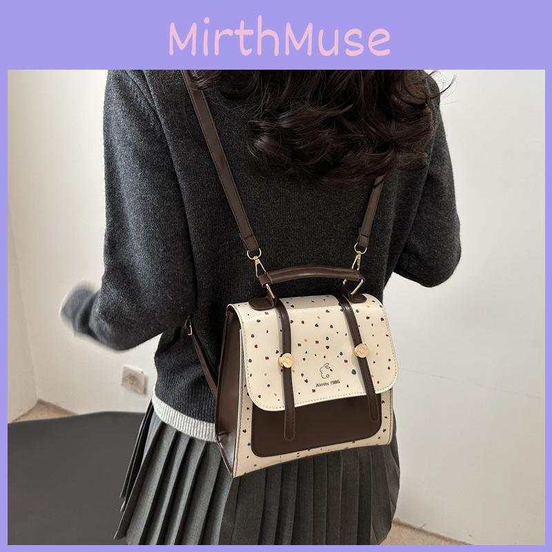 Style Simple Retro Backpack Commuting Fashionable Versatile Handbag Leisure