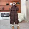 Women Cotton Padded Jacket Korean Lady Fashion Styles Puffer Coat Autumn Winter Female Loose Thicken Warm Long Parkas Clothes