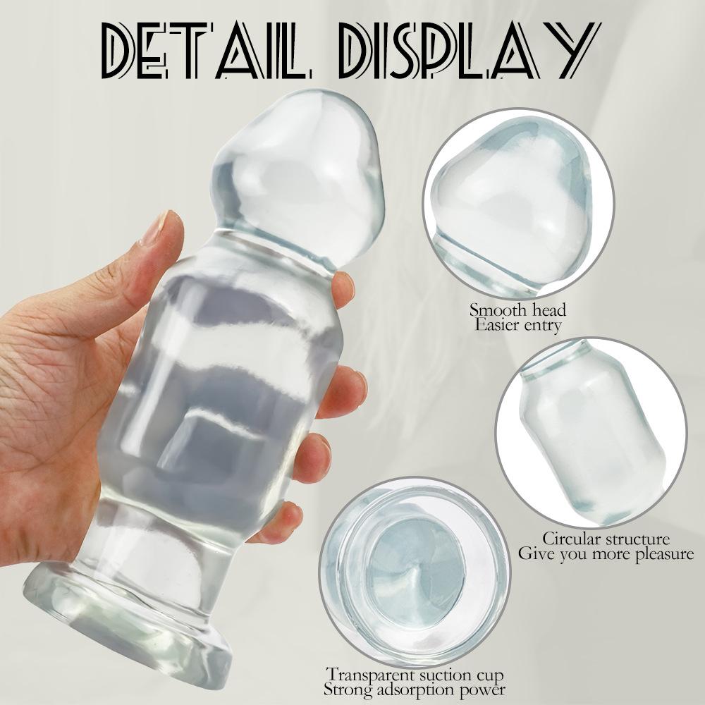 Mushroom Head Anal Plug - Stretching Trainer, Prostate Massager & SM Sex Toy for Men & Women