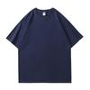 Unisex 260g Cotton Short Sleeve T-shirt, Loose Summer Heavyweight Base Layer, Customizable Graphics, Perfect for Couples