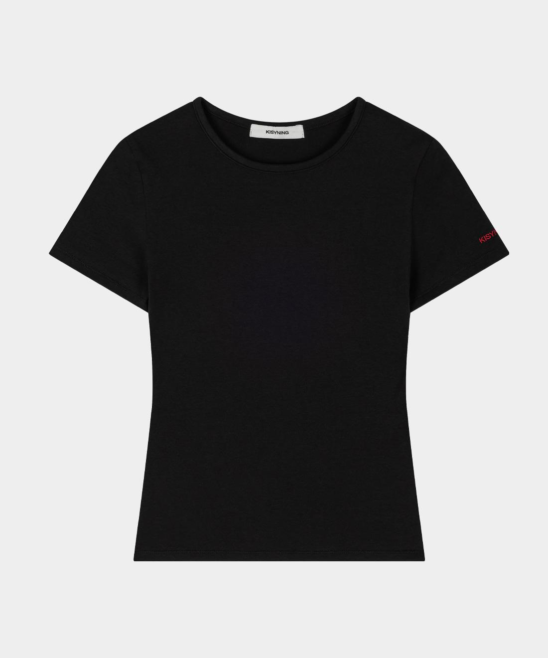 Kissing By Your Side Logo Top (Black) Black