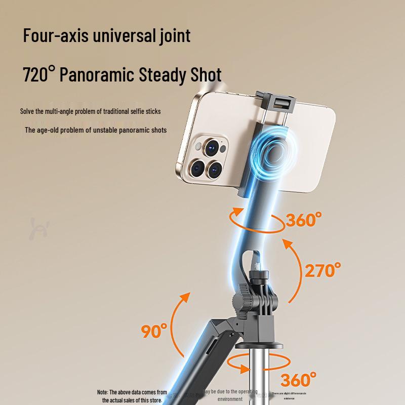 A17 Bluetooth Selfie Stick & Tripod: 1.8m Anti-shake Telescopic Phone Holder for Live Broadcasts
