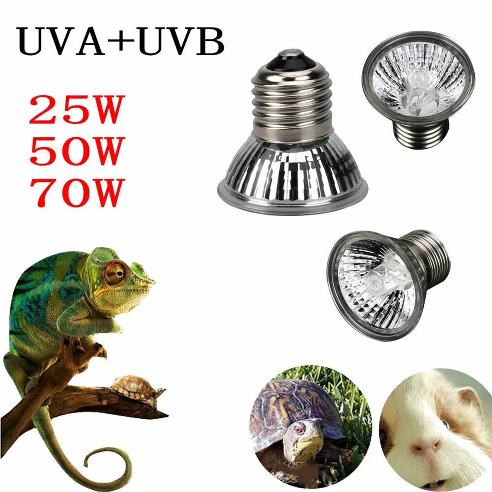 20/50/75W Heat Lamp UVA UVB Reptile Constant Temperature Lamp Full Spectrum Sunlamp Basking Pet Light Coop Chick Pet Turtle Lamp