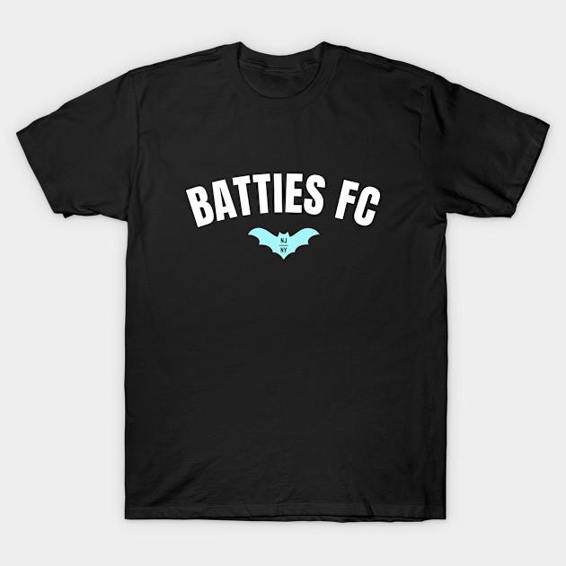 Men Black Print T-shirt Nj Ny Gotham Soccer Batties Fc Nwsl No-Cut Transfer Paper Print Cotton Tshirt XL чёрный
