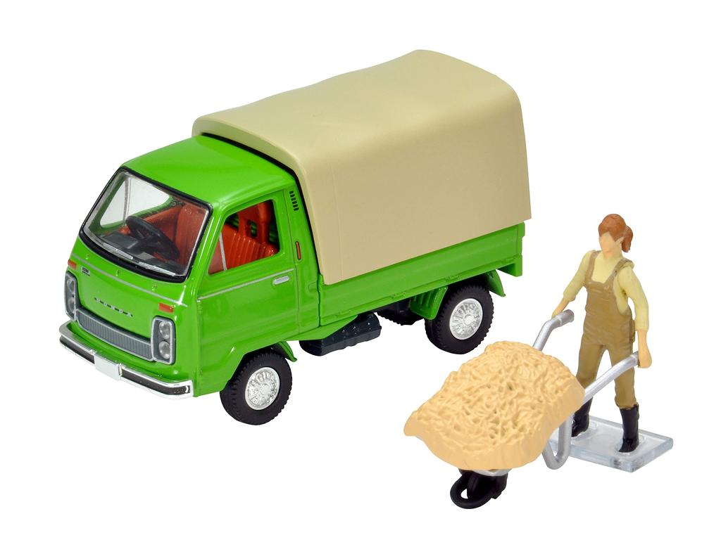 Tomica Limited Vintage Neo 164 LV-N15c Honda TN-V Super Deluxe Green with Figure Completed Product 320197