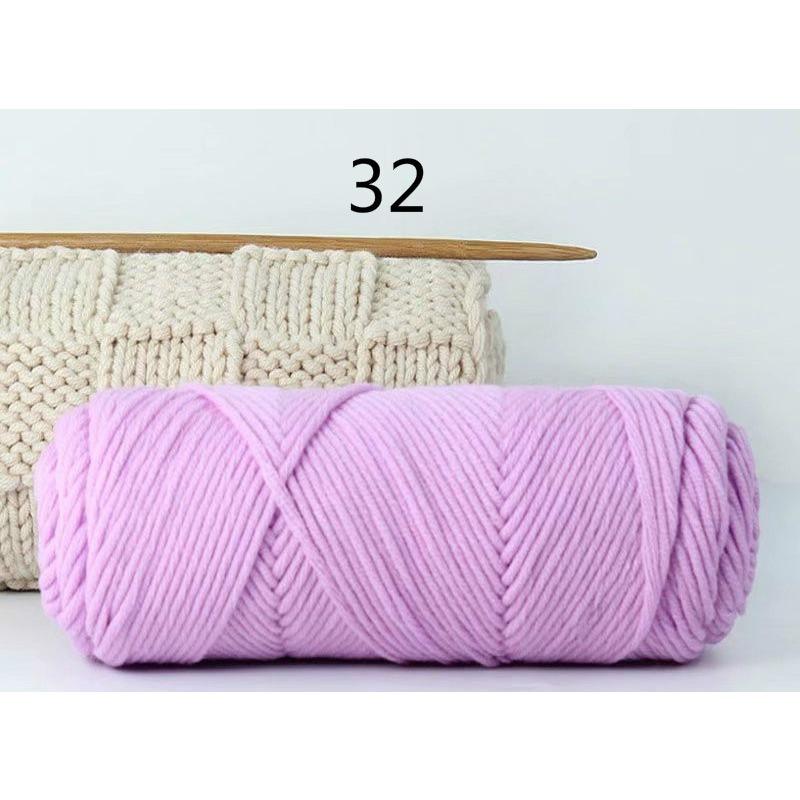 Lover's Cotton Wool Thread 8-ply Scarf Thread Milk Cotton Baby Thread Stick Needle Thread Thick Thread Poke Embroidery Thread