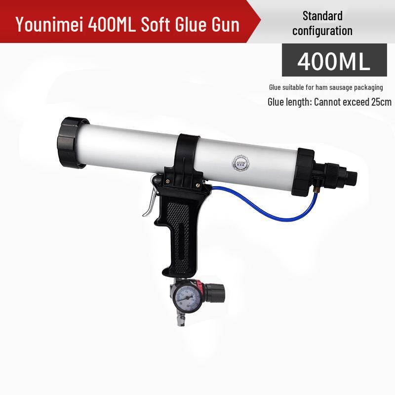310ml Pneumatic Caulking Gun & 400/600ml Glass Sealant Silicone Gun