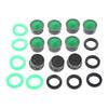 10/12/20pcs 21mm Tap Faucet Aerator for Kitchen Home Cleaning Water Filtering Bathroom Shower Bathtub Filter Mouth Part Green
