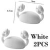 2PCS Cartoon Crab Cable Organizer Desk Self-Adhesive Data Cable Clip Phone Charging Cable Holder Home Office Cable Manager