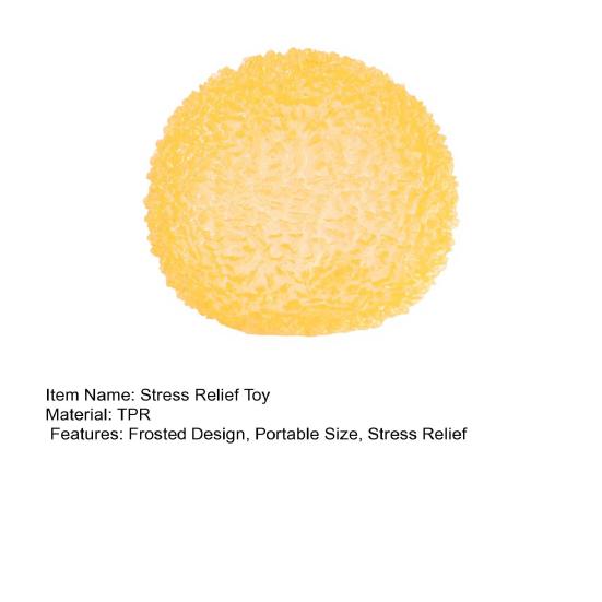 Halbtransparenter Frosted Stressball Angstlinderung Texturierter Ball Knet-Sensorik-Spielzeug Dekompression Fidget-Spielzeug Partygeschenke