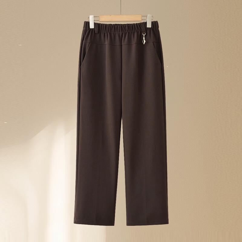 Hodo Women's High-Waisted Relaxed Fit Straight Leg Casual Trousers