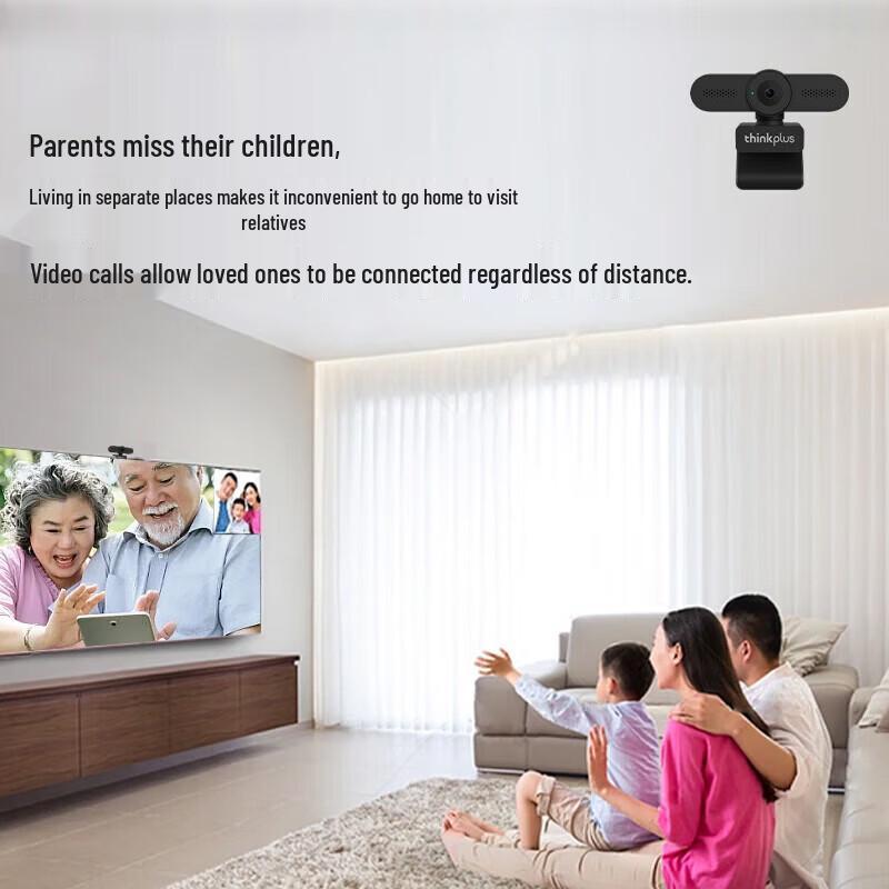 Lenovo Thinkplus 1080P HD Webcam with Microphone (CN Version)
