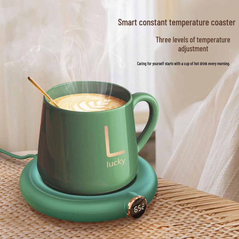 Smart USB Cup Warmer with Touch Control - Automatic Heating and Insulation Pad