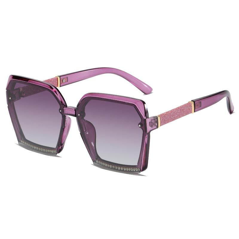 Sunglasses Trendy Girl Summer Driving Sunscreen Uv Protection Thin Fashion Polarized Sunglasses