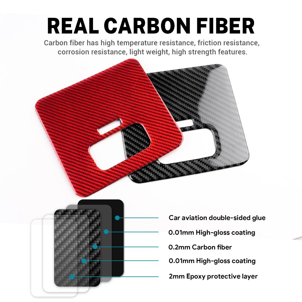 Real Soft Carbon Fiber Sticker For Kia Stinger 2019 2020 2025 2025 2025 LHD RHD Car Fuse Box Decor Panel Trim Accessories