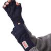 NEWBERRY KNITTING Fingerless Gloves - Navy
