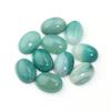 2-10pcs Natural Stone Cabochon Beads Oval Green Stripe Agate Loose Beads Cabochon Cameo For Jewelry Making DIY Necklace Rings