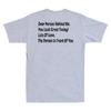 Dear Person Behind Me You Look Great Today Funny Quotes On Back Retro T-shirt