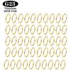 5/50 STÜCK ASTM F136 G23 Titan Nasenring Piercing Lippenring Ohrring Membran Clicker Tragus Körperschmuck 14G16G18G20G