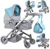 Jokomisiada Doll Pram Gondola 4-in-1 Multifunctional