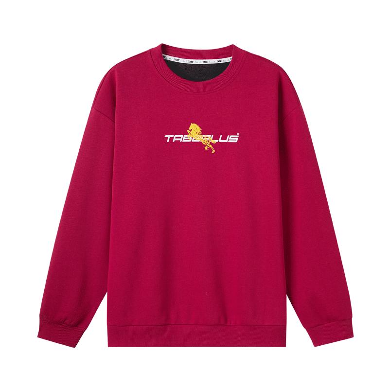 Little Pig Tony Plus Size Boys  Red New Year Sports Sweatshirt 170