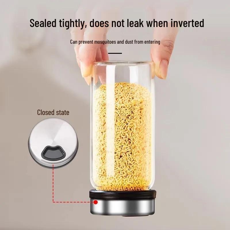 Wanshun Baiye Glass Seasoning Jar Set