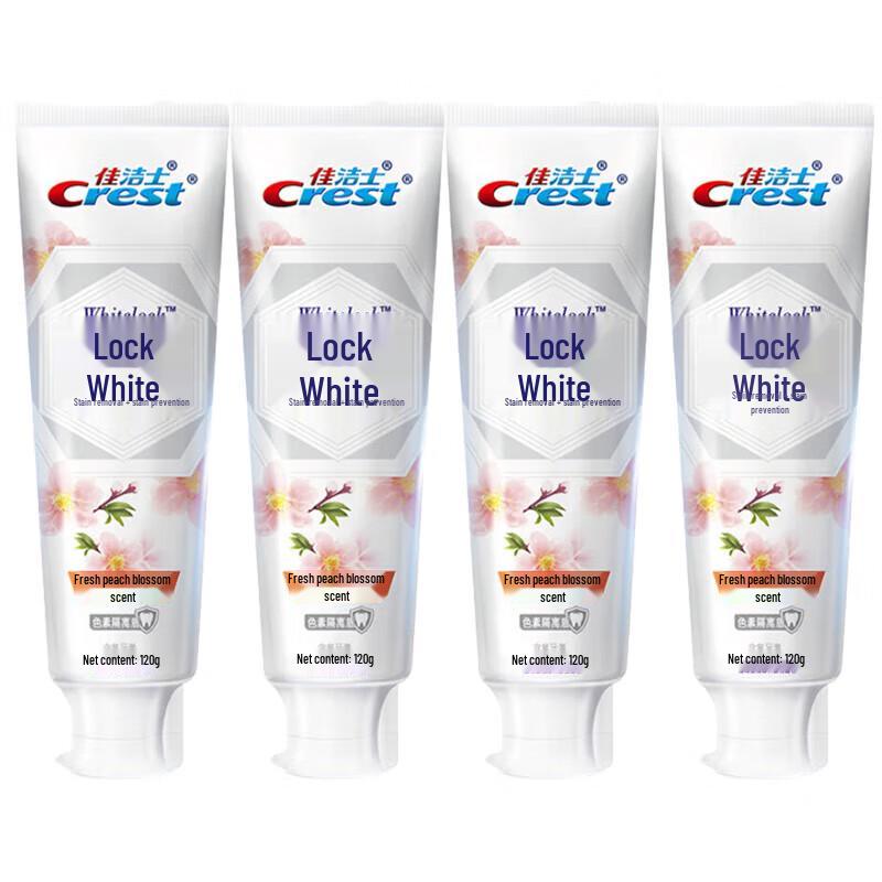 Crest Dual-Color Whitening Peach Blossom Toothpaste