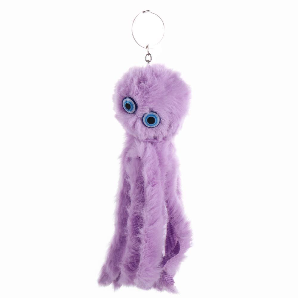 Stofftier Tasche Anhänger Innenraum Zubehör Plüschanhänger Plüsch Oktopus Schlüsselanhänger Plüsch Oktopus Schlüsselanhänger Stofftier Schlüsselanhänger pink