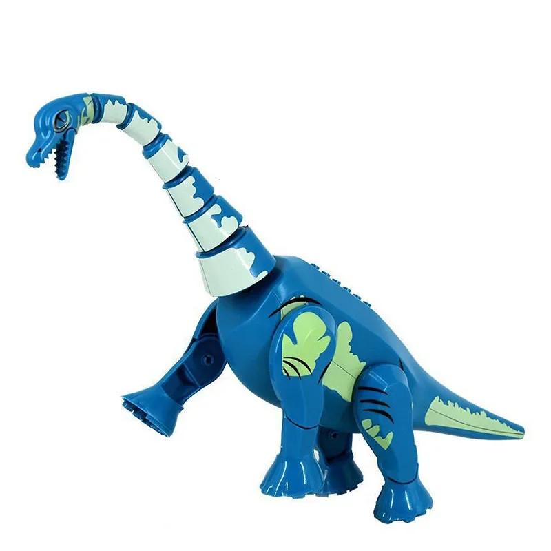 Jurassic Building Blocks World Dinosaurs Figures Bricks Baryonyx Tyrannosaurus Rex Indominus Rex I-Rex Assemble Kids Toys