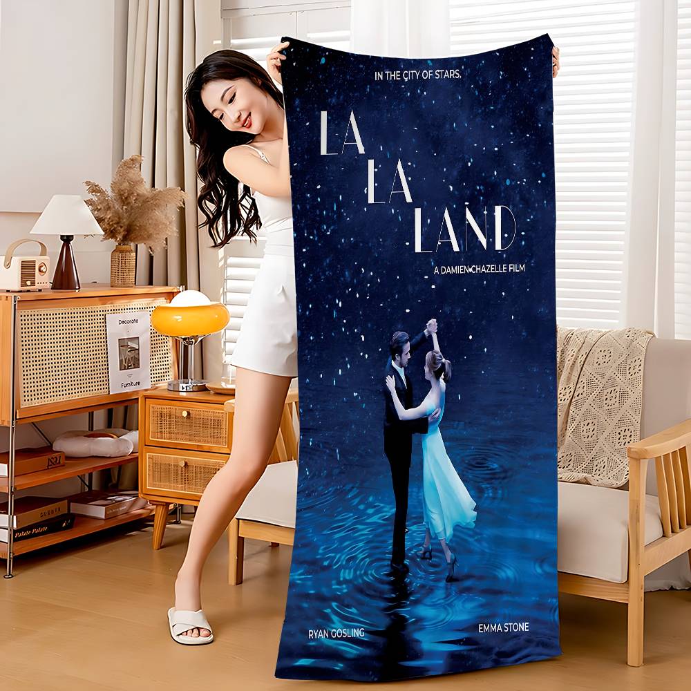 La La Land Music Classic Movie Big Microfiber Beach Towels Quick Dry Towel Sand Beach Towels Pool for Travel Swim Pool Yoga