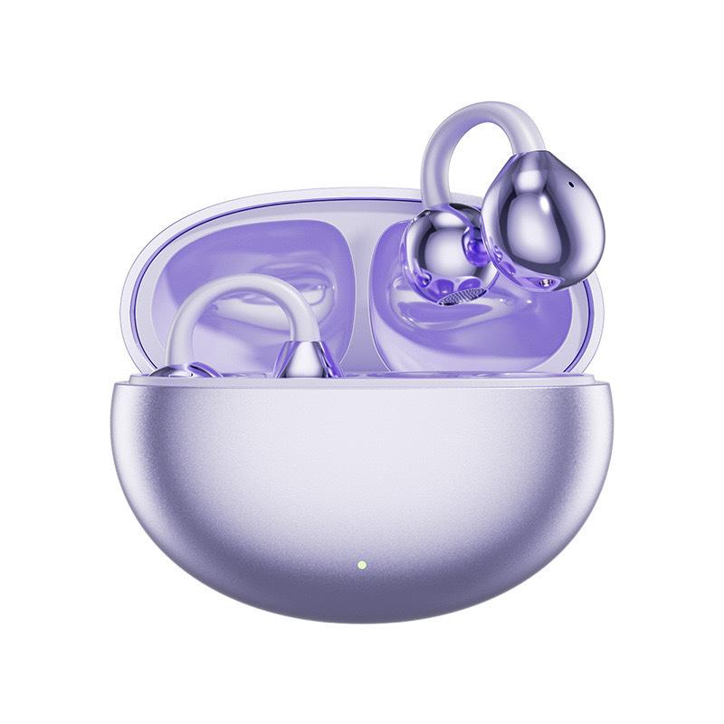 2025 M91 Wireless Earclip Bluetooth Headphones: In-Ear, Bone Conduction, Long Battery Life