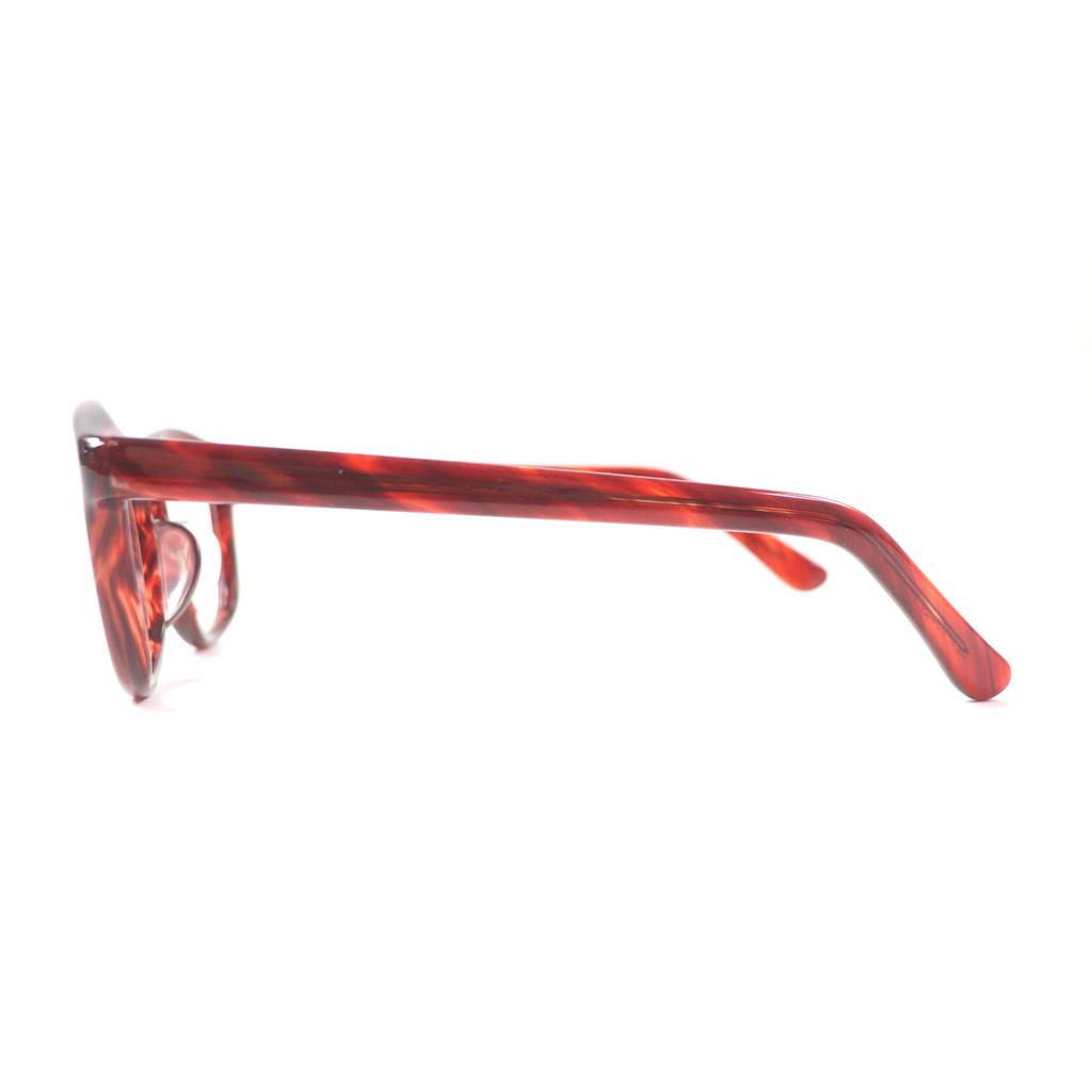 Great Ayame Glasses NEWOLD New Old Clear Red Mens Used