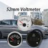 ELING Car Boat Yacht Truck Universal 52mm Voltmeter 8-16V 16-32V 9-32V Volt Gauge with 8 Colors Backlight and Alarm