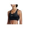 Nike Classic Padded Solid Medium Support Sports Bra Women Underwear Black 823313-010