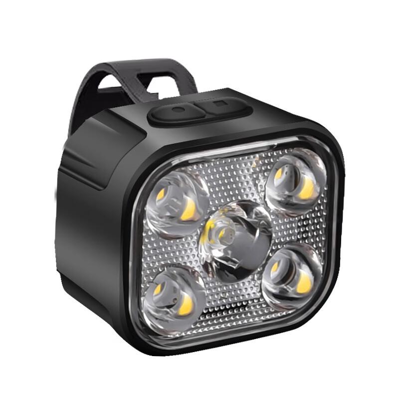 USB Rechargeable Bicycle Headlight 50x50x50mm