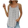 Damen T-Shirt mit Rundhalsausschnitt, lässig, für den Sommer, mit Punkten bedruckt
