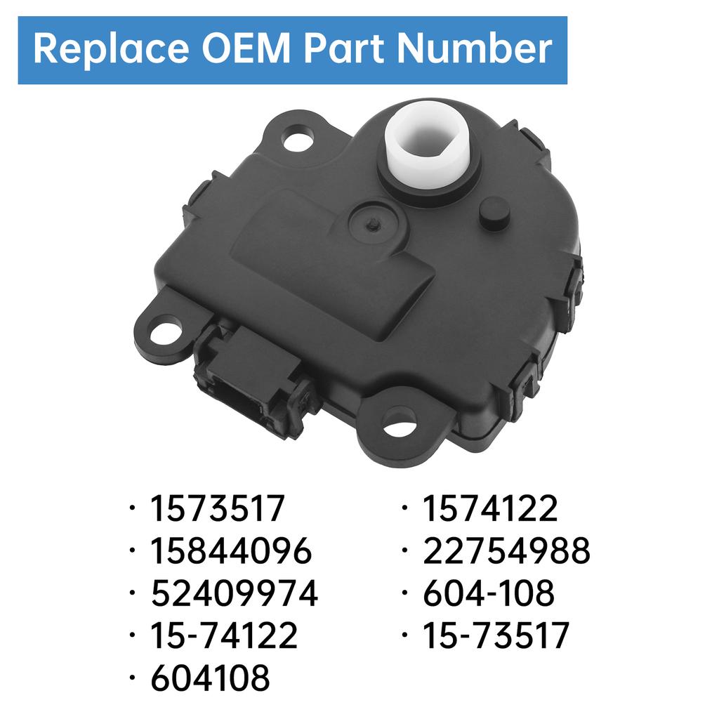 Impala 2004-2013 HVAC Blend Air Door Actuator 604-108 1573517 22754988 1574122 15844096 52409974 Heavy Duty Direct Fit