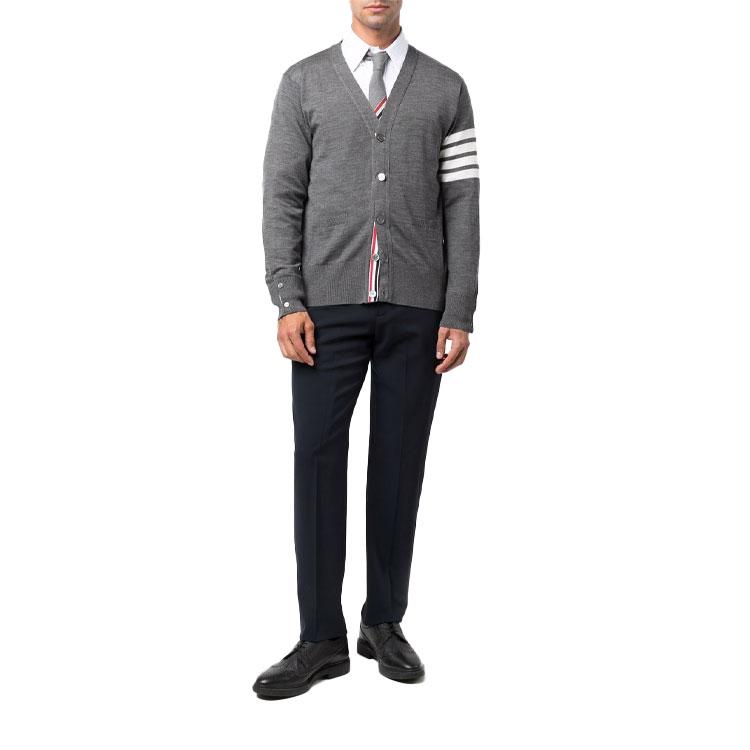 THOM BROWNE Shirts Men's White Lapel Moderate Shirt MWL288A-06177-100