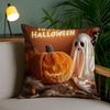 Halloween Tägliche Kissenhülle Anti-Hausstaubmilben Unsichtbarer Reißverschluss Sofa Bett